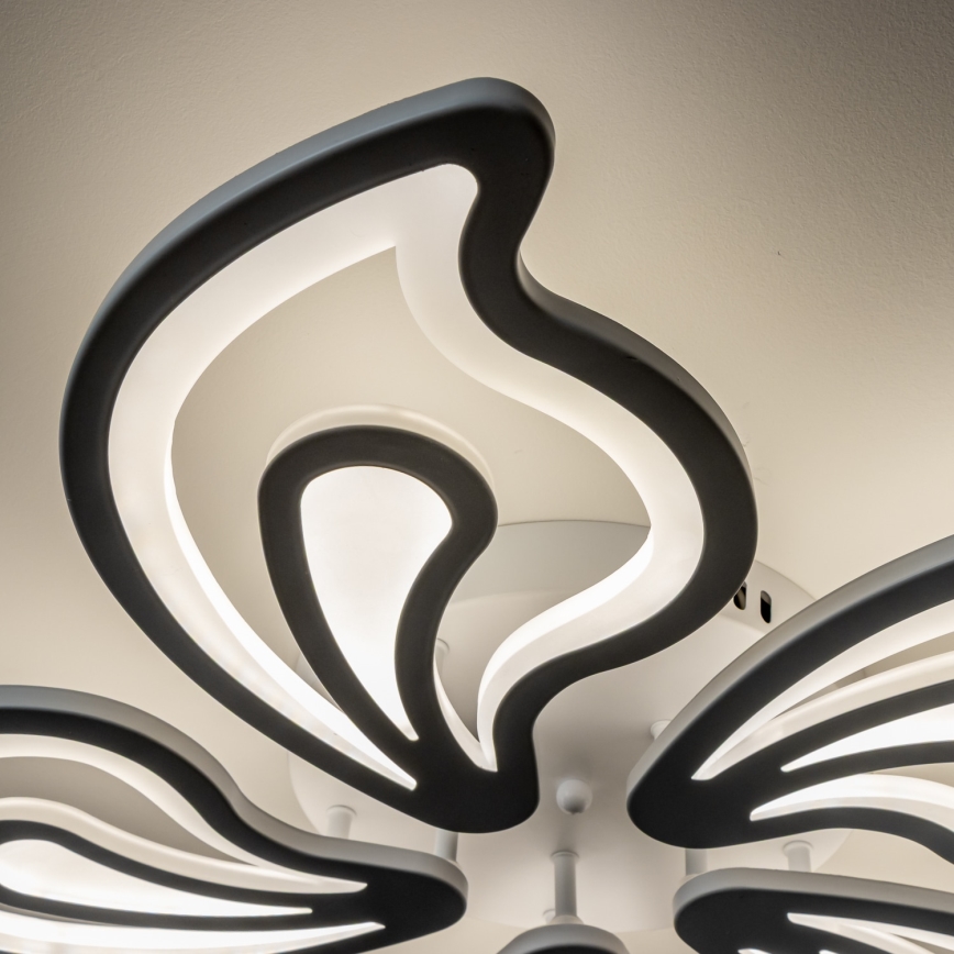 Brilagi - Lámpara de techo LED regulable TWIST LED/125W/230V 3000-6500K + control remoto