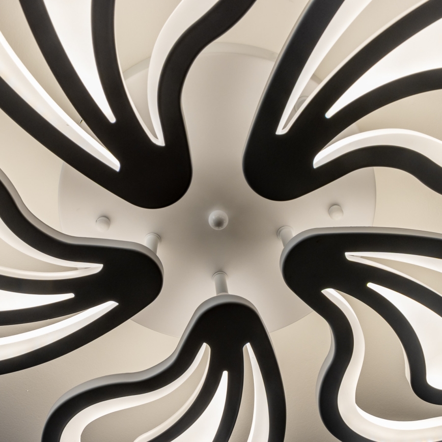 Brilagi - Lámpara de techo LED regulable TWIST LED/125W/230V 3000-6500K + control remoto
