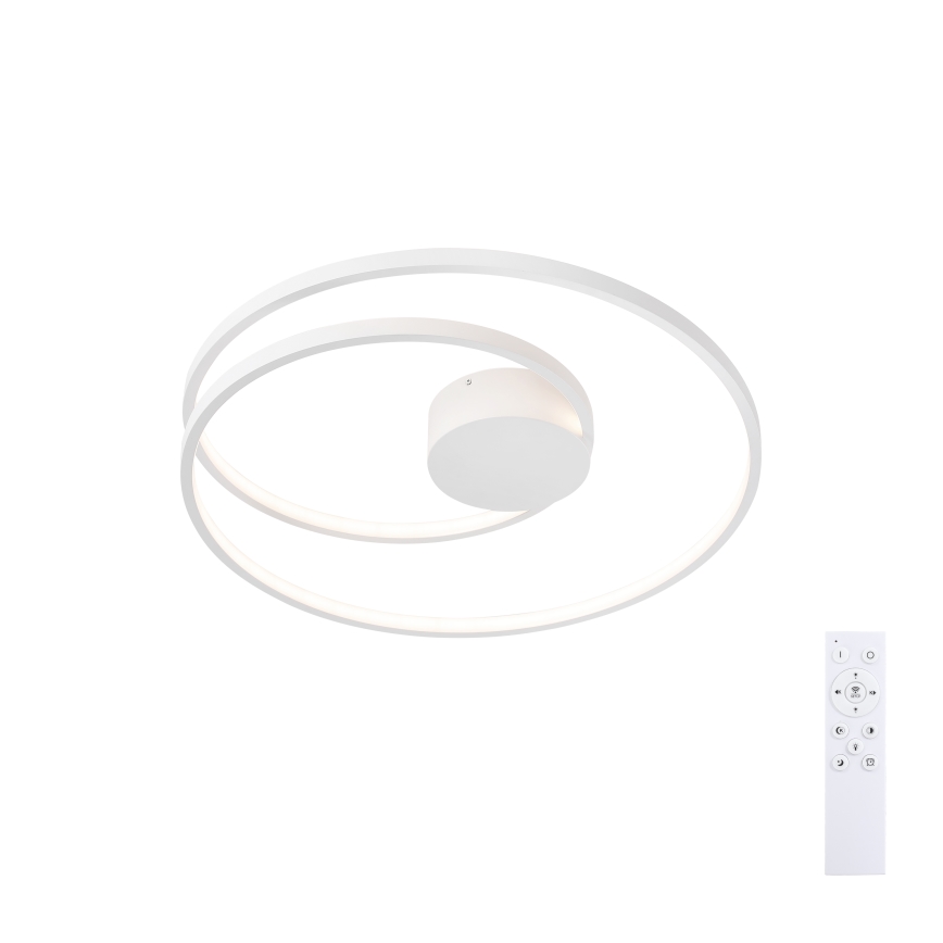 Brilagi - Luminaria de techo LED regulable TWISTER LED/48W/230V 3000-6000K Ø 50 cm blanca + mando a distancia