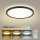 Brilagi - Lámpara de techo LED regulable ULTRA SLIM LED/24W/230V 2700-6500K diámetro 42 cm negra + mando a distancia
