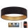 Brilagi - Lámpara de techo LED regulable VELVET SMART LED/24W/230V Ø 45 cm 2700-6500K Wi-Fi Tuya negro/dorado + mando a distancia