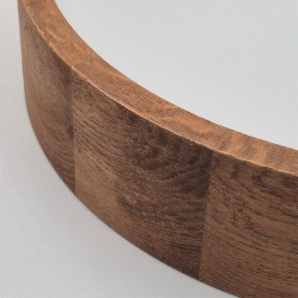 Brilagi - Lámpara de techo regulable LED RGBW CARVALHO 2xE27/15W/230V 2700-6500K Wi-Fi, roble, Ø 37,5 cm