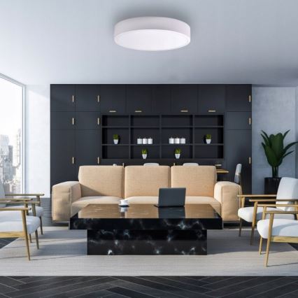 Brilagi - Luminaria de techo LED RGBW regulable CLARE 5xE27/9W/230V 2700-6500K diámetro 60 cm Wi-Fi blanca