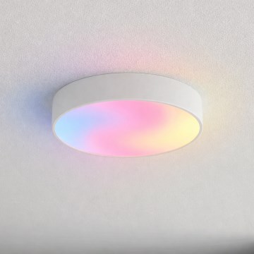 Brilagi - Lámpara de techo LED RGBW regulable para baño CLARE 3xE27/9W/230V 2700-6500K Ø 40 cm IP54 con Wi-Fi blanca