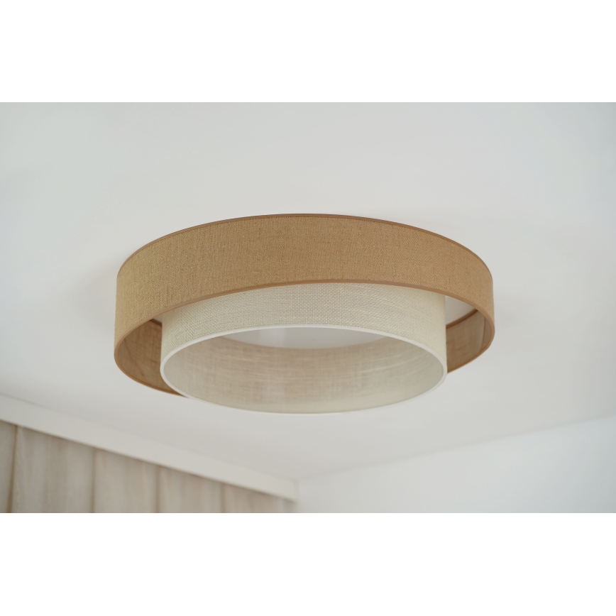 Brilagi - Lámpara de techo LED SHINE LED/24W/230V Ø 60 cm beige/crema