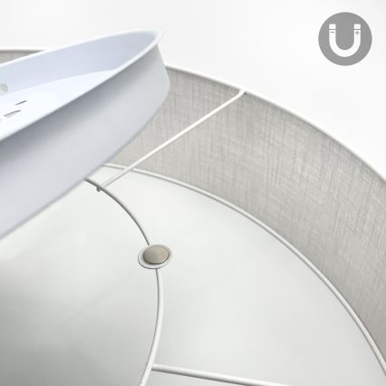 Brilagi - Lámpara de techo LED SIRIJA 4x E27 / 60 W / 230 V, Ø 60 cm, blanco