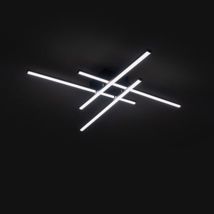 Brilagi - Lámpara de techo STRIPES LED/37W/230V 68x68 cm negra