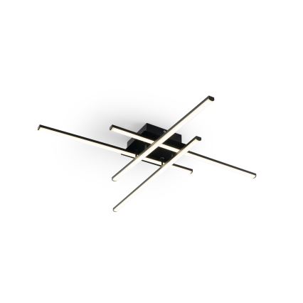 Brilagi - Lámpara de techo STRIPES LED/37W/230V 68x68 cm negra