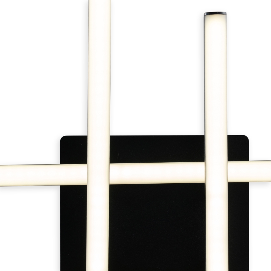 Brilagi - Lámpara de techo STRIPES LED/37W/230V 68x68 cm negra