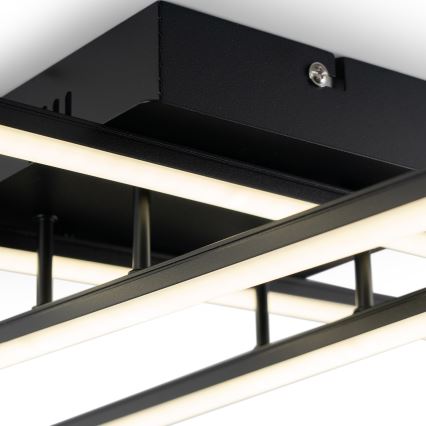 Brilagi - Lámpara de techo STRIPES LED/37W/230V 68x68 cm negra