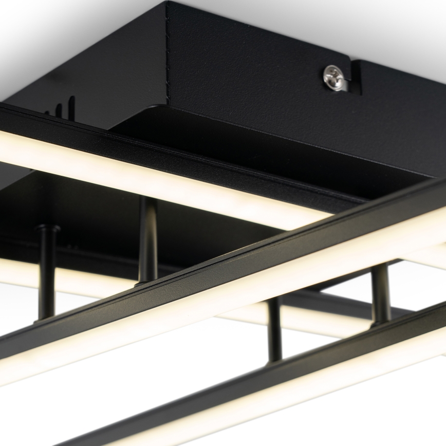 Brilagi - Lámpara de techo STRIPES LED/37W/230V 68x68 cm negra