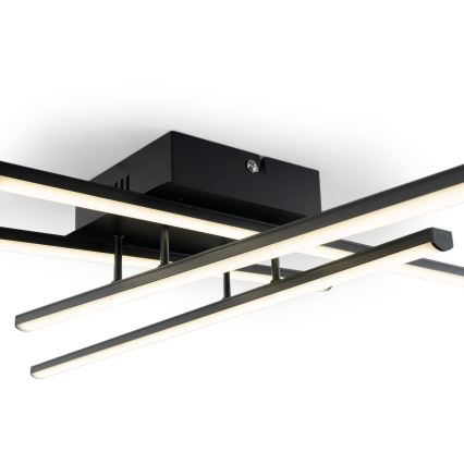 Brilagi - Lámpara de techo STRIPES LED/37W/230V 68x68 cm negra