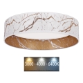 Brilagi - Lámpara de techo LED VELVET LED/24W/230V Ø 40 cm 3000/4000/6400K blanco/dorado