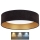 Brilagi - Lámpara de techo LED VELVET LED/24W/230V Ø 40 cm 3000/4000/6400K negro/dorado