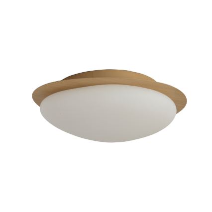 Brilagi - Lámpara de techo LED VISBY WOOD LED/18W/230V Ø 38 cm marrón