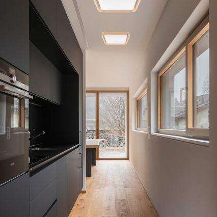 Brilagi - Lámpara de techo LED regulable MANAROLA CUBIC LED/24W/230V 3000-6500K pino + mando a distancia