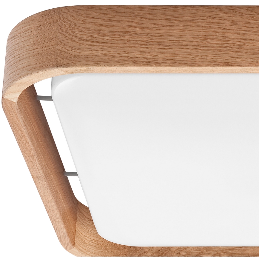 Brilagi - Lámpara de techo LED regulable MANAROLA CUBIC LED/24W/230V 3000-6500K roble + mando a distancia