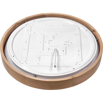 Brilagi - Lámpara de techo LED regulable MANAROLA SMART LED/36W/230V 2700-6500K roble Ø 51 cm Wi-Fi + mando a distancia Tuya