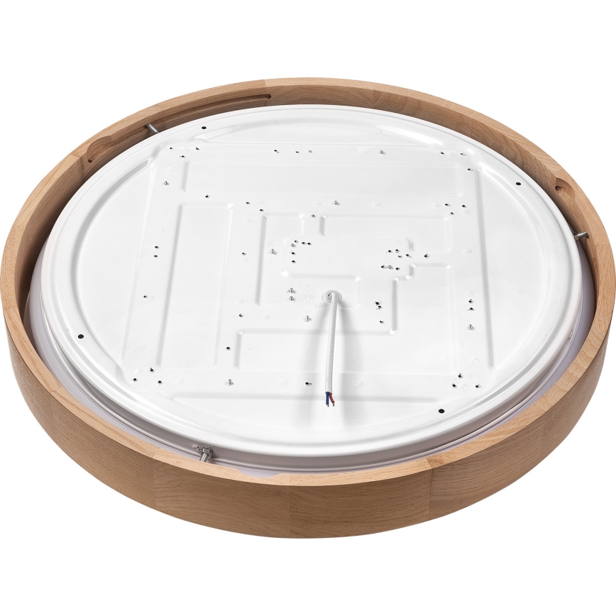 Brilagi - Lámpara de techo LED regulable MANAROLA SMART LED/36W/230V 2700-6500K roble Ø 51 cm Wi-Fi + mando a distancia Tuya