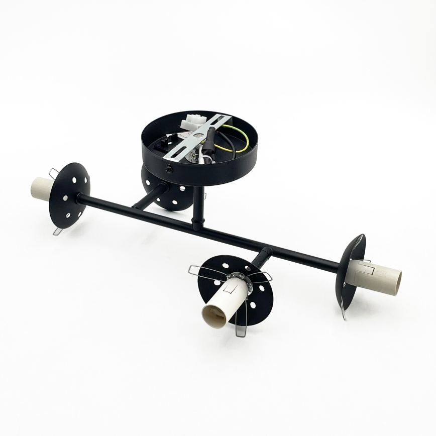 Brilagi - Lámpara de techo montada en superficie MALONY 4xE14/20W/230V negra