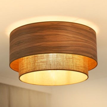 Brilagi - Lámpara de techo MONTANA BOHO 1xE27/15W/230V diámetro 45 cm marrón