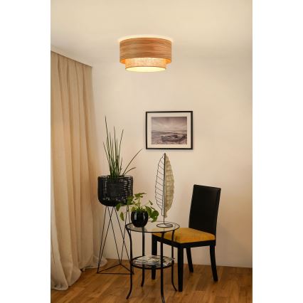 Brilagi - Lámpara de techo MONTANA BOHO 1xE27/15W/230V diámetro 45 cm marrón
