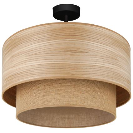 Brilagi - Lámpara de techo empotrada MONTANA BOHO 1xE27/15W/230V diámetro 45 cm marrón