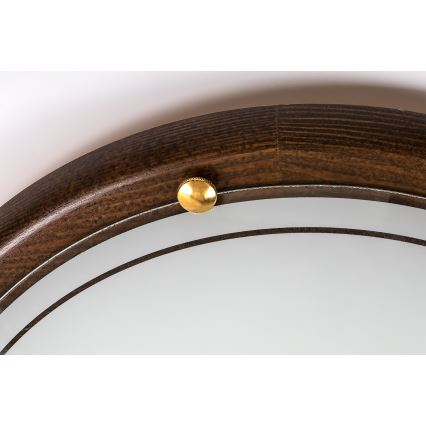 Brilagi - Lámpara de techo ORBIS 2xE27/60W/230V Ø 38 cm acabado pino