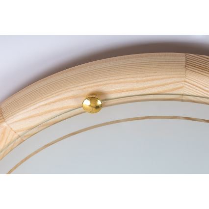 Brilagi - Lámpara de techo ORBIS 2xE27/60W/230V Ø 38 cm pino
