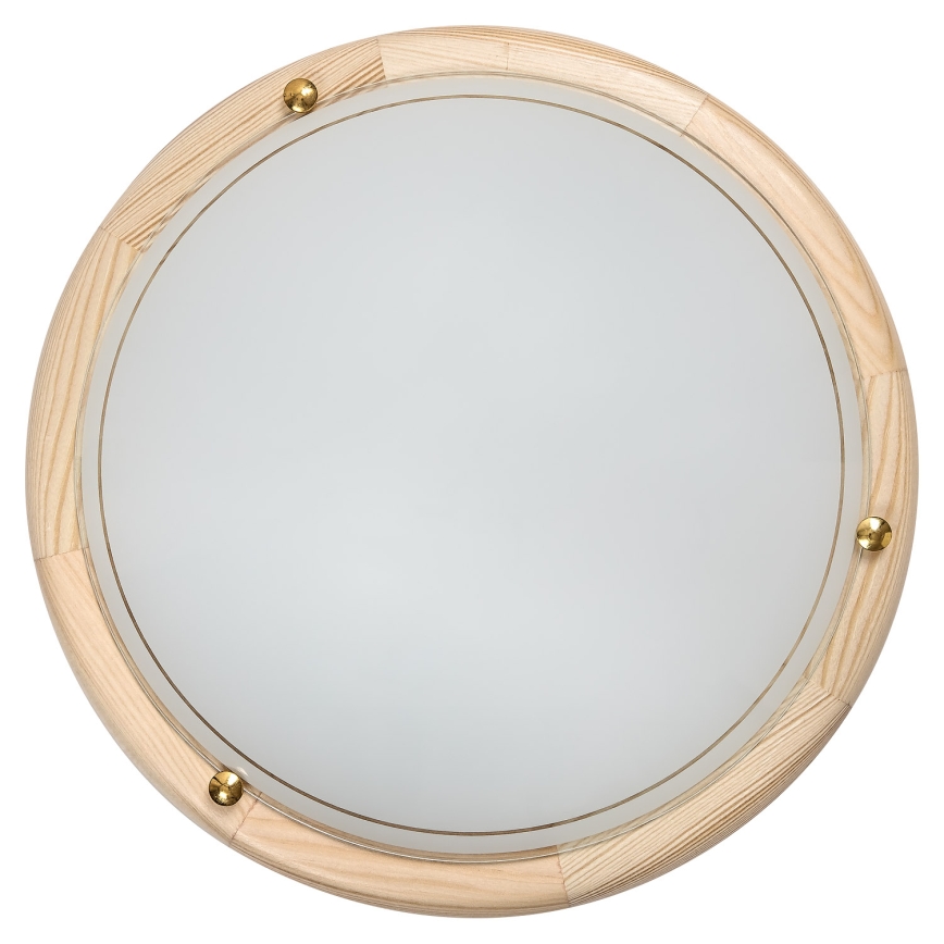 Brilagi - Lámpara de techo ORBIS 2xE27/60W/230V Ø 38 cm pino