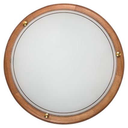 Brilagi - Lámpara de techo ORBIS 2xE27/60W/230V Ø 38 cm pino