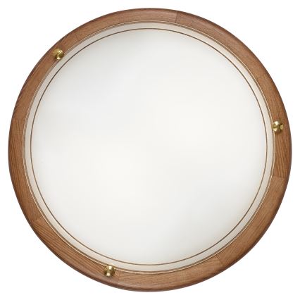 Brilagi - Lámpara de techo ORBIS 2xE27/60W/230V Ø 38 cm pino