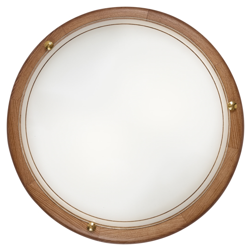 Brilagi - Lámpara de techo ORBIS 2xE27/60W/230V Ø 38 cm pino