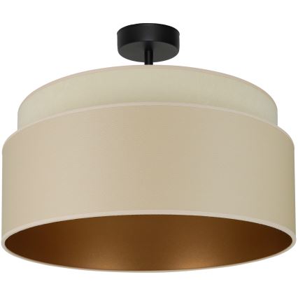 Brilagi - Lámpara de techo empotrada OREGON VEGE 1xE27/15W/230V diámetro 45 cm beige