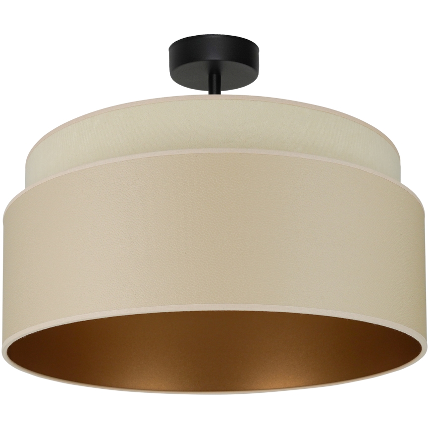 Brilagi - Lámpara de techo empotrada OREGON VEGE 1xE27/15W/230V diámetro 45 cm beige