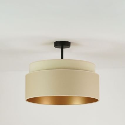 Brilagi - Lámpara de techo empotrada OREGON VEGE 1xE27/15W/230V diámetro 45 cm beige