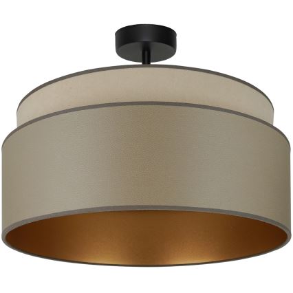 Brilagi - Lámpara de techo empotrada OREGON VEGE 1xE27/15W/230V diámetro 45 cm gris
