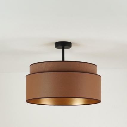 Brilagi - Lámpara de techo empotrada OREGON VEGE 1xE27/15W/230V diámetro 45 cm marrón