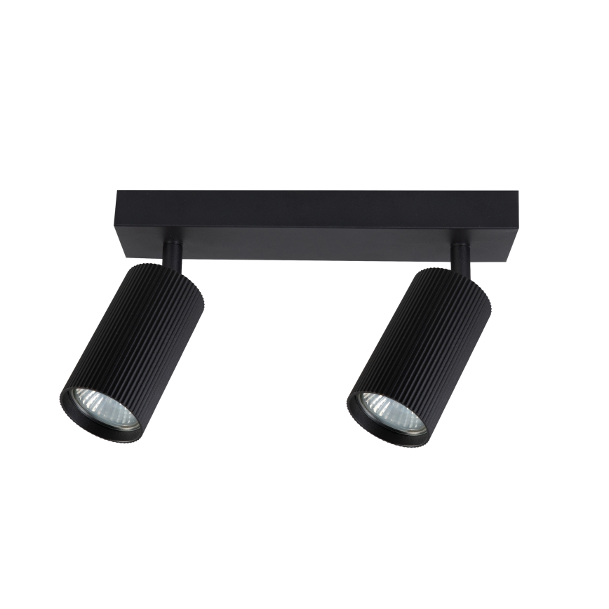 Brilagi - Lámpara de techo orientable SELE MODERN 2xGU10/30W/230V negra