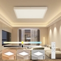 Brilagi - Lámpara de techo para baño LED regulable FRAME SMART LED/50W/230V 60x60 cm 3000-6000K IP44 blanca + mando a distancia