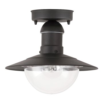 Brilagi - Lámpara de techo para exterior MOLDE 1xE27/60W IP44 negra