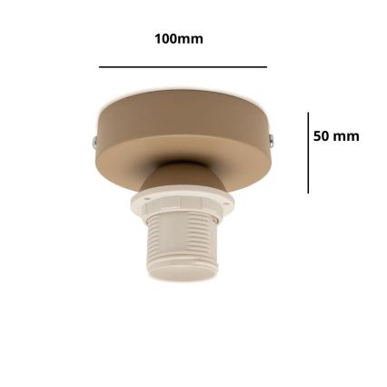 Brilagi - Lámpara de techo PARTY 1xE27/60W/230V, diámetro 10 cm, beige