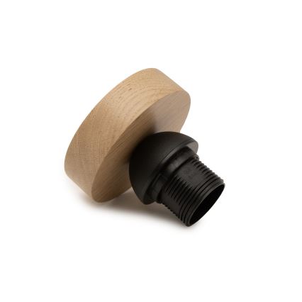 Brilagi - Lámpara de techo PARTY 1xE27/60W/230V, Ø 10 cm, acabado roble