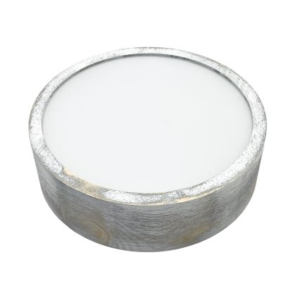 Brilagi - Lámpara de techo PINO 1xE27/15W/230V de pino/plateado Ø 27,5 cm