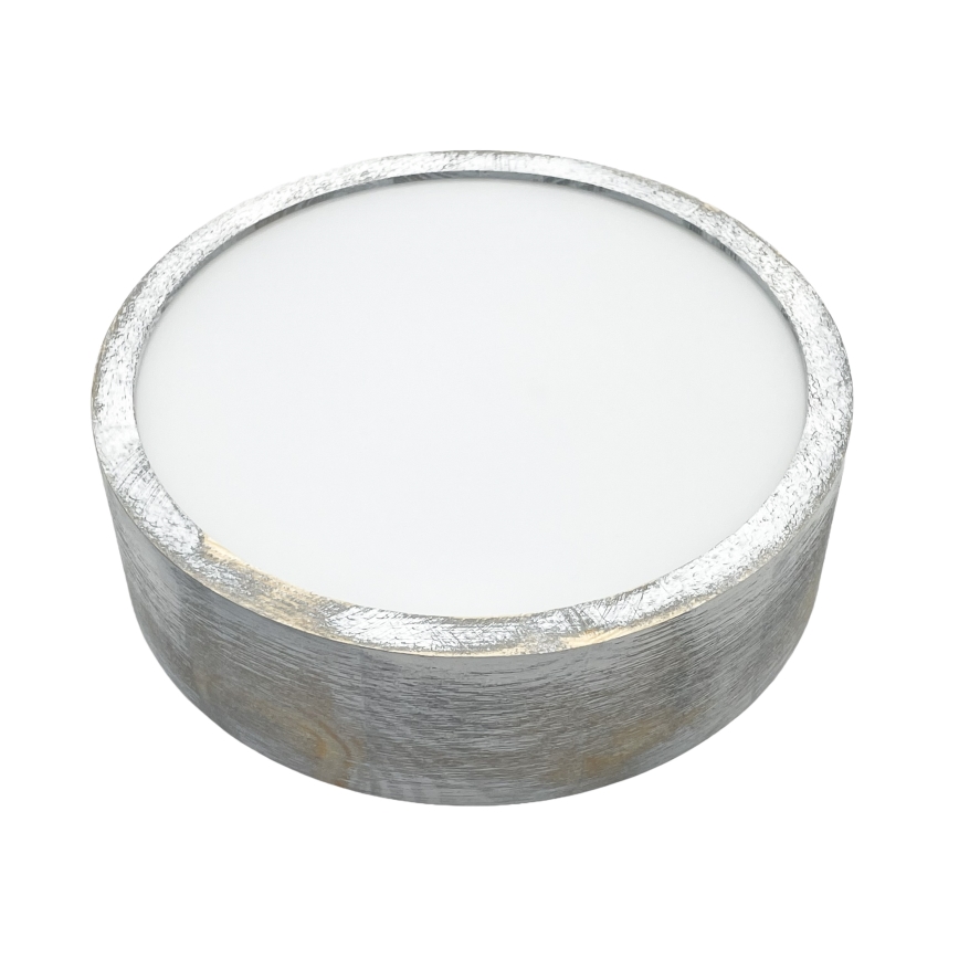 Brilagi - Lámpara de techo PINO 1xE27/15W/230V de pino/plateado Ø 27,5 cm