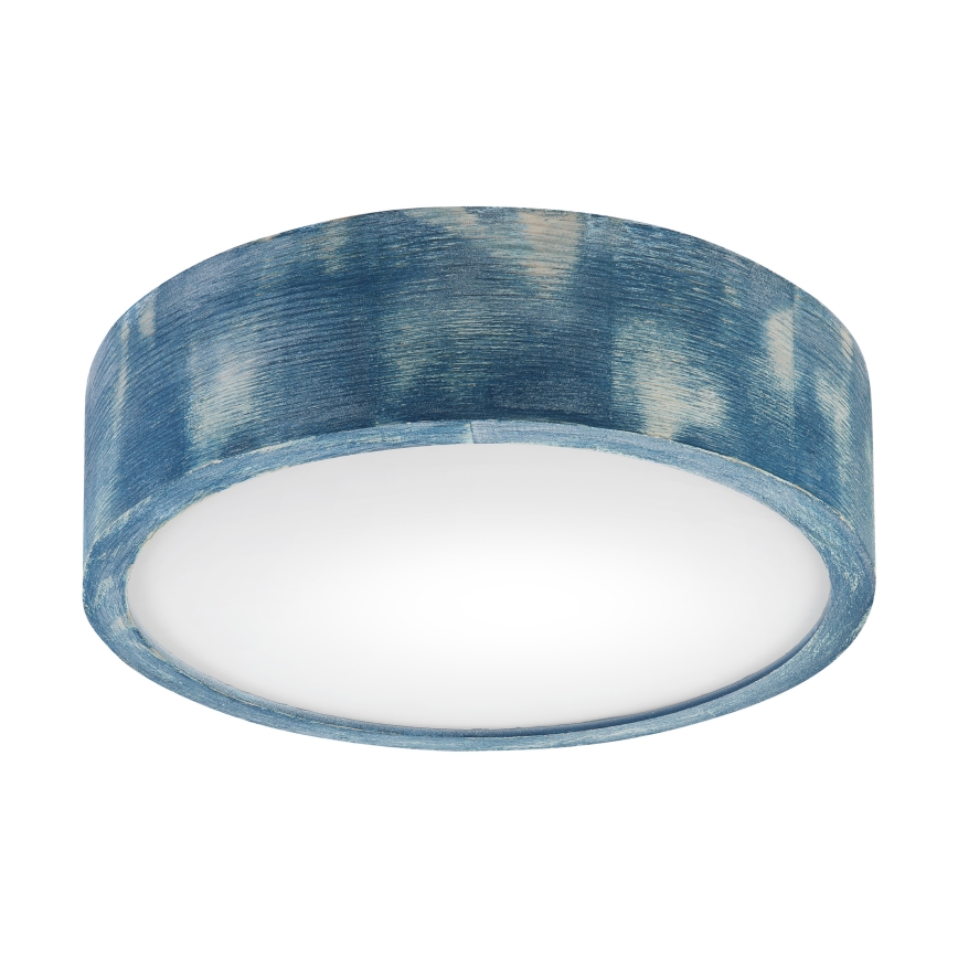 Brilagi - Lámpara de techo PINO 1xE27/15W/230V pino/azul, diámetro 27,5 cm