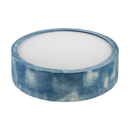 Brilagi - Lámpara de techo PINO 1xE27/15W/230V pino/azul, diámetro 27,5 cm