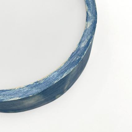 Brilagi - Lámpara de techo PINO 1xE27/15W/230V pino/azul, diámetro 27,5 cm