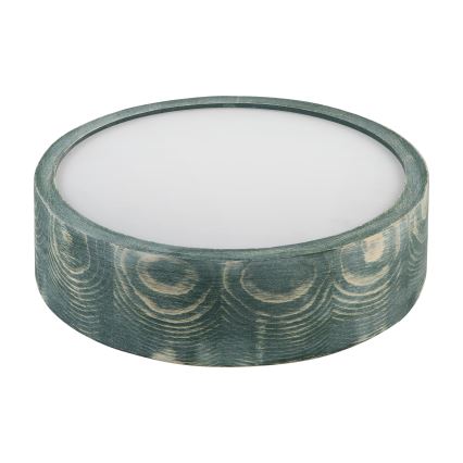 Brilagi - Lámpara de techo PINO 1xE27/15W/230V pino/verde diámetro 27,5 cm