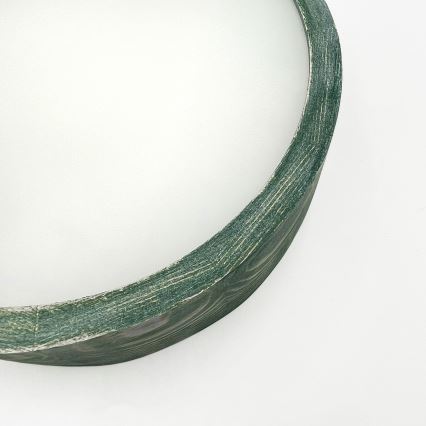 Brilagi - Lámpara de techo PINO 1xE27/15W/230V pino/verde diámetro 27,5 cm
